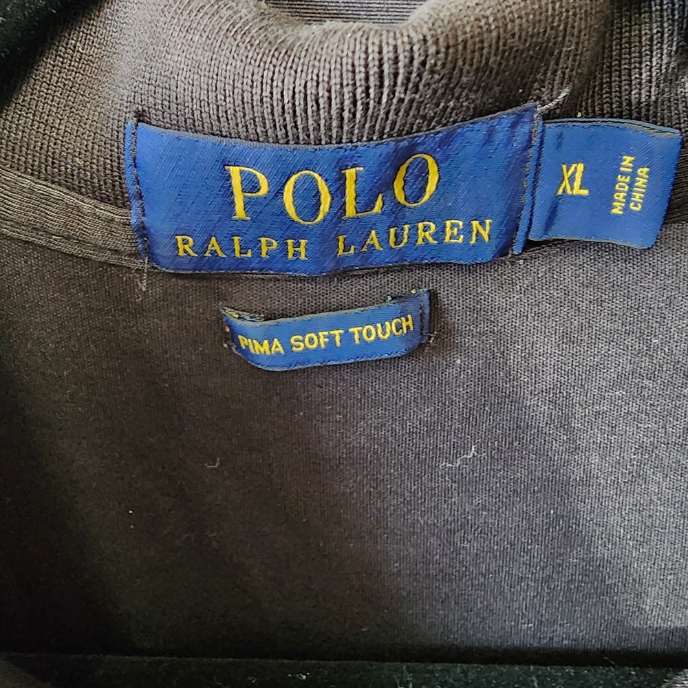 Polo Ralph Lauren Men's Polo Shirt Size XL Black Classsiz Fit - Picture 3 of 5